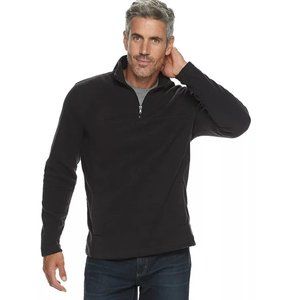 Croft & Barrow Mens Quarter Zip Arctic Fleece